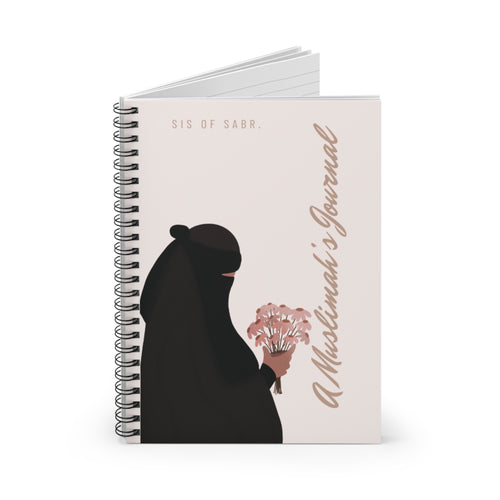 Muslimah’s Journal - ‘Sis of Sabr’ Spiral Notebook for Reflection