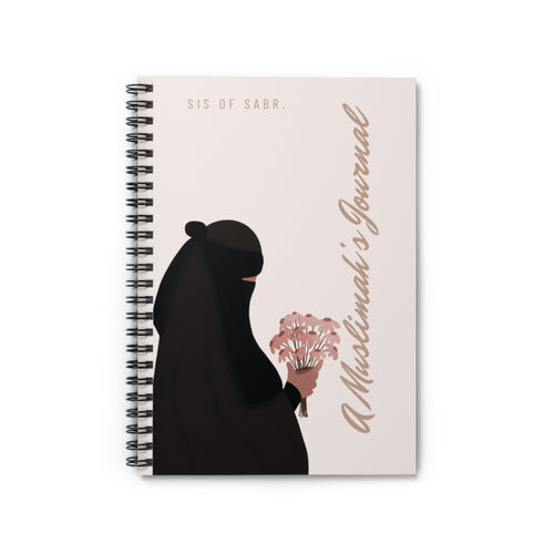Muslimah’s Journal - ‘Sis of Sabr’ Spiral Notebook for Reflection