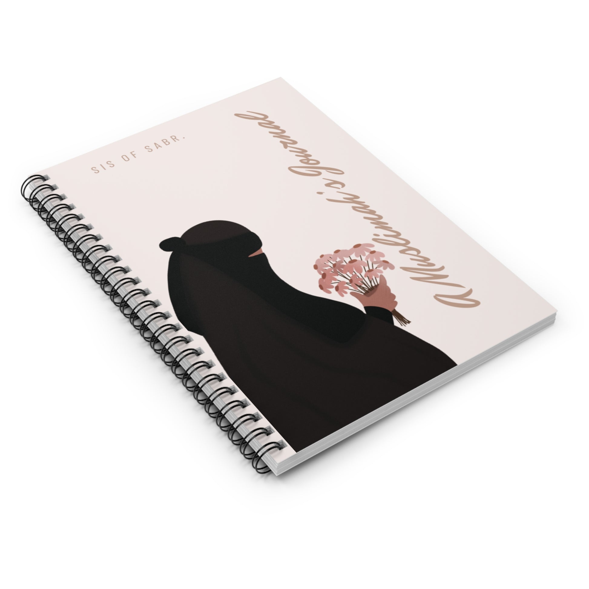 Muslimah’s Journal - ‘Sis of Sabr’ Spiral Notebook for Reflection